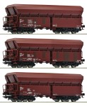 3 wagony samowyładowcze Fals H0-1:87 Holcim ep. V-VI, Roco 77033, NA ZAMÓWIENIE