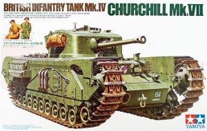 Czołg brytyjski British Infantry Tank Mk.IV Churchill Mk.VII w 1:35, Tamiya 35210, NA ZAMÓWIENIE