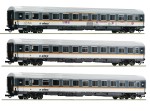 Zestaw 3 wagonów osobowych Eurofima, H0-1:87 ALEX ep. VI, Roco 74018, NA ZAMÓWIENIE 