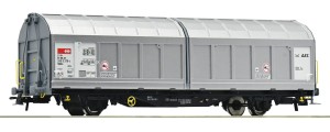 Wagon towarowy z przesuwnymi ścianami Hbbillns H0-1:87 SBB Cargo ep. V, Roco 77488.B, NA ZAMÓWIENIE