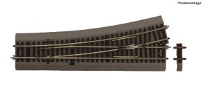 Rozjazd prosty lewy WR15 R 873,5 mm na nasypie H0-1:87, Roco 42534, NA ZAMÓWIENIE