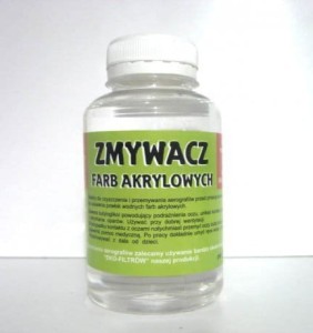 Zmywacz do farb modelarskich akrylowych, 120 ml, Wamod 