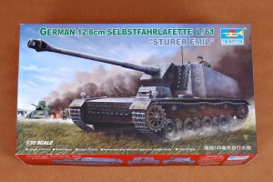 Niemieckie samobieżne działo przeciwpancerne L/61 Sturer Emil w 1:35, Trumpeter 00350