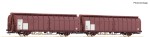2 Wagony towarowe z przesuwnymi ścianami Himrrs 29 H0-1:87 PKP Cargo ep. VI, Roco 6600096, NA ZAMÓWIENIE