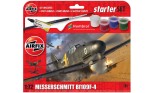 Samolot Messerschmitt Bf109F-4 1:72 z klejem, farbami i pędzlem, Airfix 55014
