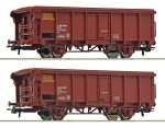 Zestaw 2 wagonów węglarek typu Tms H0-1:87 FS ep. IV, Roco 6600082, NA ZAMÓWIENIE
