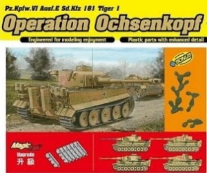 Czołg Pz.Kpfw.VI Ausf.E Sd.Kfz 181 Tiger I "Operation Ochsenkopf Tiger" 1:35, Dragon 6328