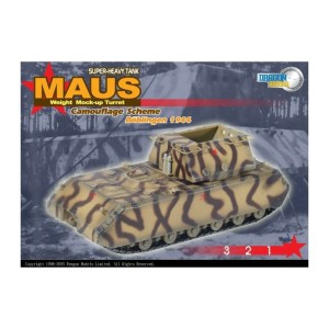Niemiecki czołg Superheavy Tank MAUS Camouflage Scheme, Boblingen 1944 ( zlozony model ) w 1:72, Dragon 60157, NA ZAMÓWIENIE