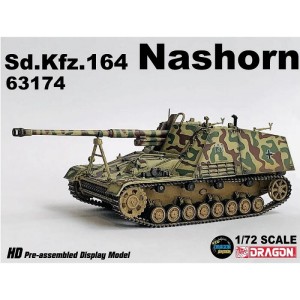 Niemiecki czołg Sd.Kfz.164 Nashorn ( zlozony model ) w 1:72, Dragon 63174, NA ZAMÓWIENIE