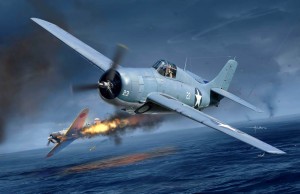 USN F4F-4 Wildcat Battle of Midway 1:48, Academy 12355