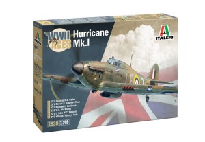 Myśliwiec Hurricane Mk.l (seria Aces WWII) 1:48, Italeri 2838, NA ZAMÓWIENIE