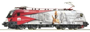 Elektrowóz Rh 1116 200-7 "Demokratie in Bewegung" H0-1:87 ÖBB ep. VI, Roco 70667, z dźwiękiem