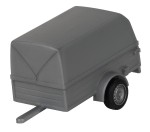 Jednoosiowa przyczepa samochodowa do auta osobowego H0-1:87, Faller  180864