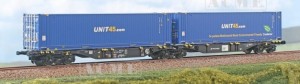 Wagon platforma kontenerowa Sggmrss 90’ H0-1:87 PKP Cargo ep. VI, ACME 90264