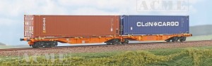 Wagon platforma kontenerowa Sggmrss 90’ H0-1:87 PCC Intermodal ep. VI, ACME 90262