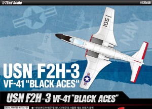Myśliwiec USN F2H-3 VF-41 Black Aces 1:72, Academy 12548