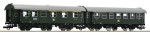 Zestaw 2 wagonów osobowych (Set 1-Umbauwagen, wagony 3-osiowe) H0-1:87 DB ep. IV, Roco 6200038
