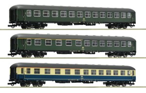 Zestaw 3 wagony osobowe D 377 „Hispania-Express“ (Set 3) H0-1:87 DB ep. IV, Roco 6200053, NA ZAMÓWIENIE