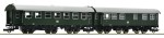 Zestaw 2 wagonów osobowych (Set 2-Umbauwagen, wagony 3-osiowe) H0-1:87 DB ep. IV, Roco 6200039