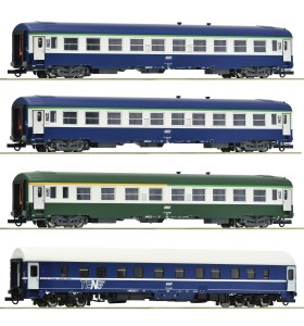 Zestaw 4 wagonów osobowych Set 4: „Arlberg-Express“, H0-1:87 SNCF ep. IV, Roco 6200080, NA ZAMÓWIENIE