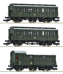 Zestaw 3 wagonów osobowych Set 1: Nebenbahnzug H0-1:87 DR ep. III, Roco 6200130, NA ZAMÓWIENIE