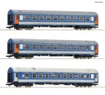 Zestaw 3 wagonów osobowych Set 1: Reisezugwagen D 374/375 „Vindobona/Hungaria“, H0-1:87 MAV ep. IV-V, Roco 74188, NA ZAMÓWIENIE