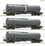 Zestaw 3 cystern typu Zacns H0-1:87 NACCO ep. VI, Roco 6600197, ZAPOWIEDŹ