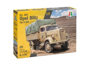 Niemiecki samochód wojskowy Kfz.305 Opel Blitz Typ A 4x4 w 1:35, Italeri 6760, NA ZAMÓWIENIE