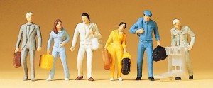Podróżni, Preiser 14000, figurki H0-1:87