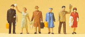 Podróżni, Preiser 14020, figurki H0-1:87