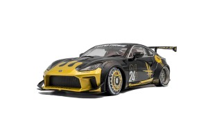 TOYOTA GR86 Liberty Walk Body Kit 2024 rok, (BLACK & GOLD) w 1:18, SOLIDO 1813603, NA ZAMÓWIENIE