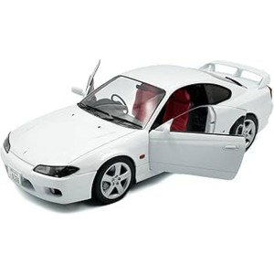 NISSAN SILVIA S15 Spec-R Aero 1999 rok, (Aspen White) w 1:18, SOLIDO 1812201, NA ZAMÓWIENIE