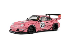 PORSCHE 911 (993) RWB Rauh-Welt Sopranos 2020 rok, (Pink Pig) w 1:18, SOLIDO 1808503, NA ZAMÓWIENIE