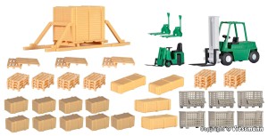 Wózki widłowe i ładunki H0-1:87, Kibri 38628