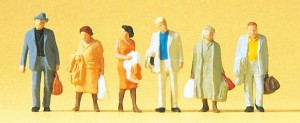 Podróżni, Preiser 14027, figurki H0-1:87