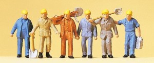 Robotnicy kolejowi, Preiser 14033, figurki H0-1:87
