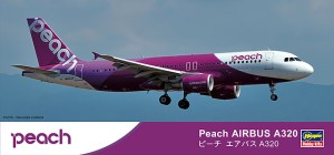 Samolot  Airbus A320 (Peach Aviation) w 1:200 do sklejania, Hasegawa Art.10741