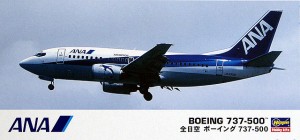 Samolot  Boeing 737-500 (ANA) w 1:200 do sklejania, Hasegawa Art.10734