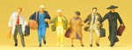 Podróżni w pośpiechu, Preiser 14068, figurki H0-1:87