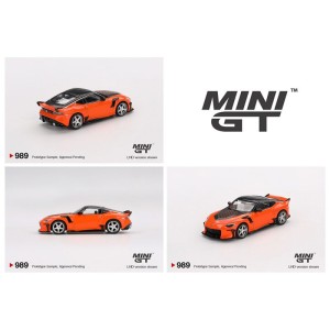 NISSAN Z Veilside FFZ400 2024 (Orange/Black) w 1:64, Mini GT 00989