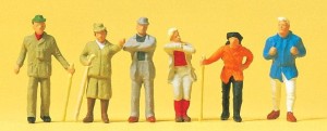 Turyści w górach, Preiser 14077, figurki H0-1:87