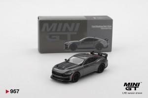 FORD MUSTANG Dark Horse2024 (Carbonized Gray) w 1:64, Mini GT 00957