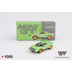 LANCIA STRATOS HF Rally #4 J.de Bagration Winner 1979 Spanish Rally Championship w 1:64, Mini GT 01050