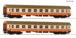 Zestaw 2 wagonów osobowych 1 kl. TT-1:120 DR ep. IV, Roco 6280016, NA ZAMÓWIENIE