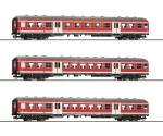 Zestaw 3 wagonów osobowych regionalnych (Nahverkehrswagen) TT-1:120 DB AG ep. VI, Roco 6280021, NA ZAMÓWIENIE