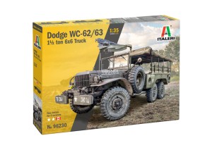 Amerykański samochód wojskowy Dodge WC-62/63 1 1/2 ton 6x6 TRUCK w 1:35, Italeri 96230, NA ZAMÓWIENIE