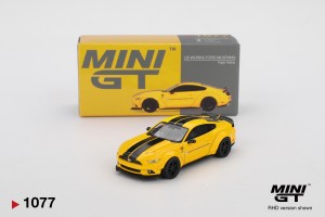 Ford Mustang - LB-Works 2015 (Triple Yellow) w 1:64, Mini GT 01077