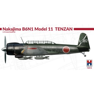 Bombowiec Nakajima B6N1 Model 11 Tenzan w 1:72, Hobby2000 Art.72015