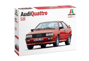 Auto Audi Quattro w skali 1:24, Italeri 3671