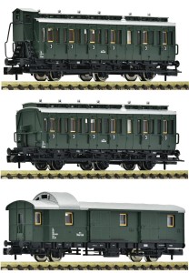 Zestaw 3 wagonów osobowych N-1:160 OBB ep. III, Fleischmann 6260055, NA ZAMÓWIENIE